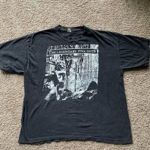The Legendary Pink Dots: The Tower rare vintage band t-shirt, black faded, VTG